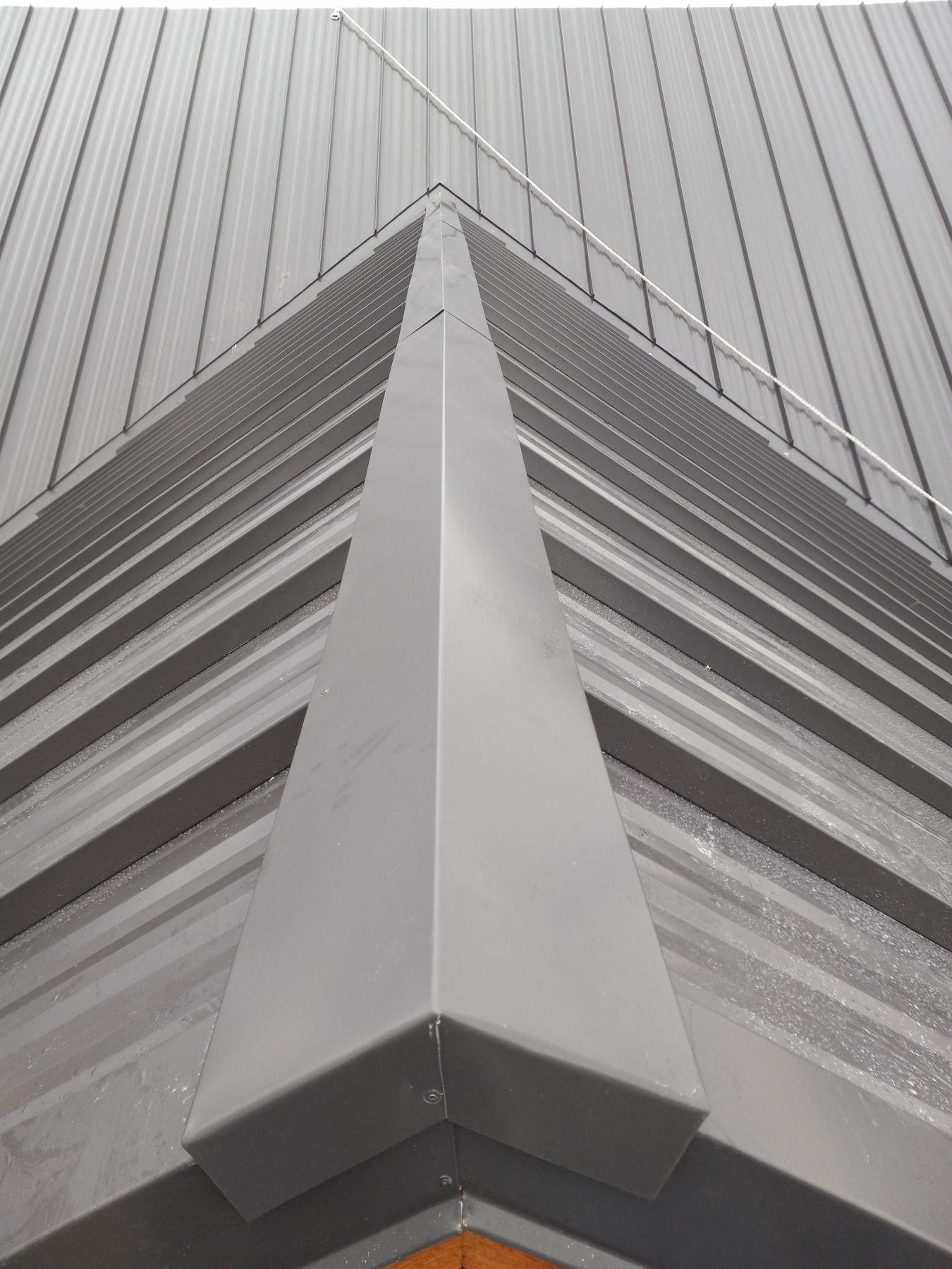 Metal roof detail